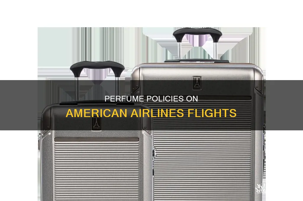 is perfume allowed on american airlines