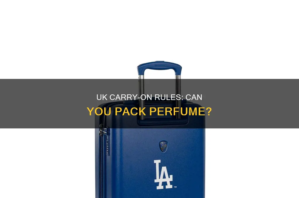 is perfume allowed on carry on luggage uk