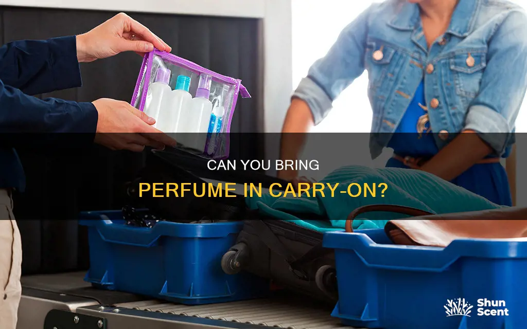 is perfume allowed on carry on