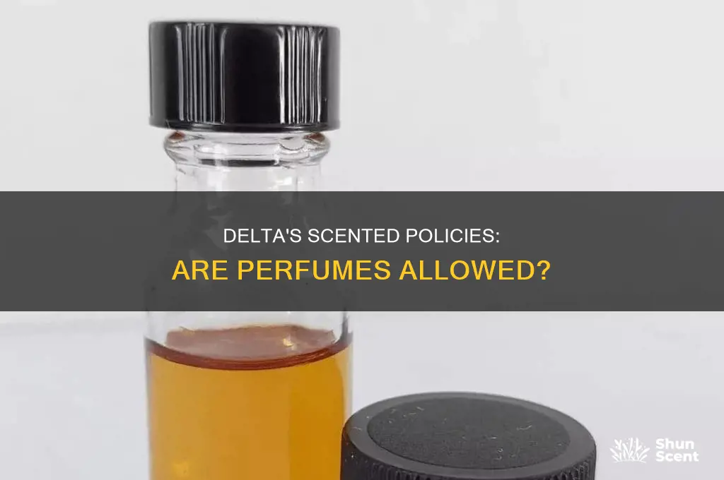 is perfume allowed on delta
