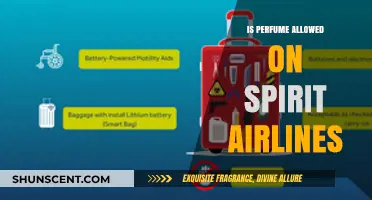 Spirit Airlines: Can You Bring Perfumes?