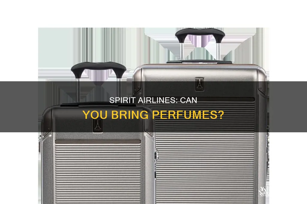 is perfume allowed on spirit airlines
