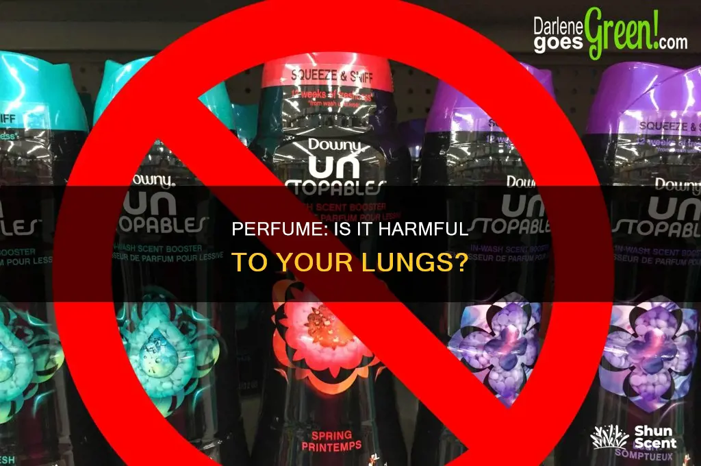is perfume bad for lungs
