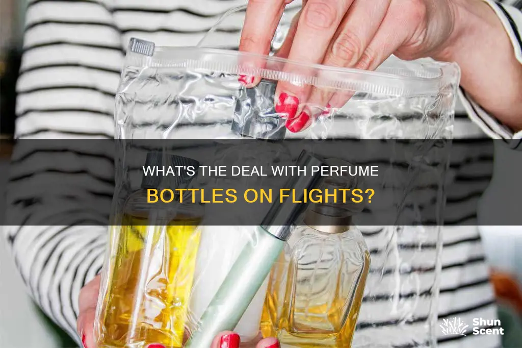 is perfume bottle allowed in flight