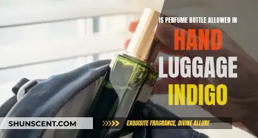 Indigo Hand Luggage: Can You Pack Perfume?