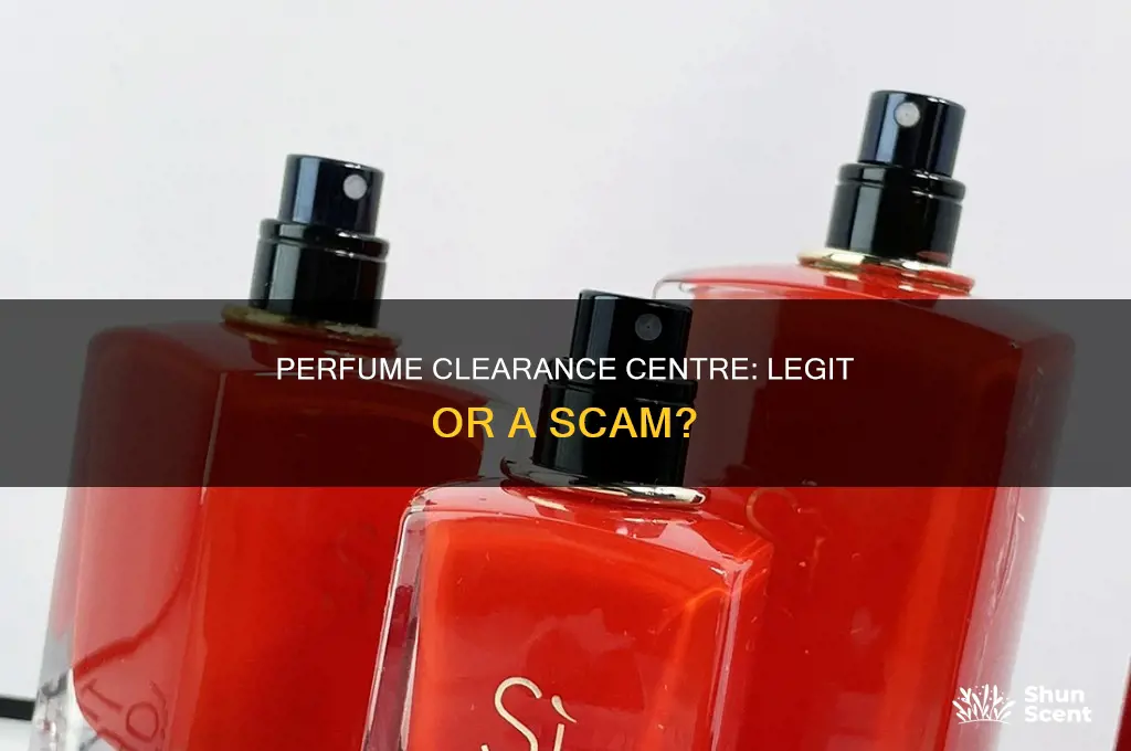 is perfume clearance centre legit