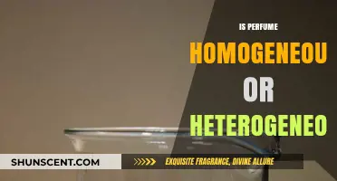The Intriguing Nature of Perfumes: Homogeneous or Heterogeneous?