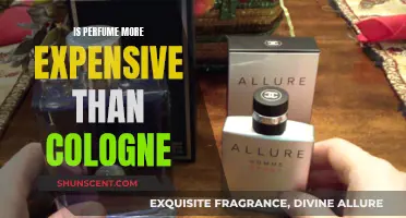 The Cost of Smelling Good: Cologne vs. Perfume