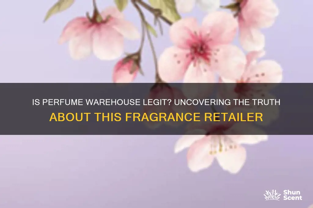 is perfume warehouse legit