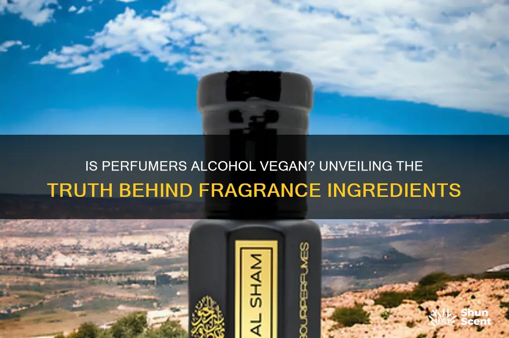 is perfumers alcohol vegan