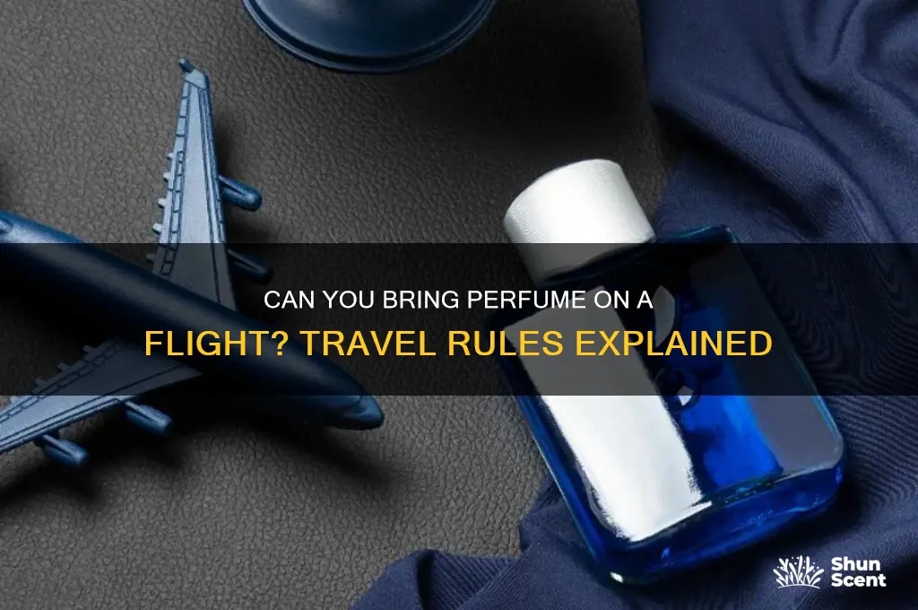 is perfumes allowed in flight
