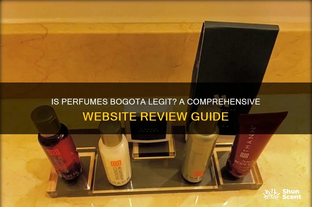 is perfumes bogota a legit website