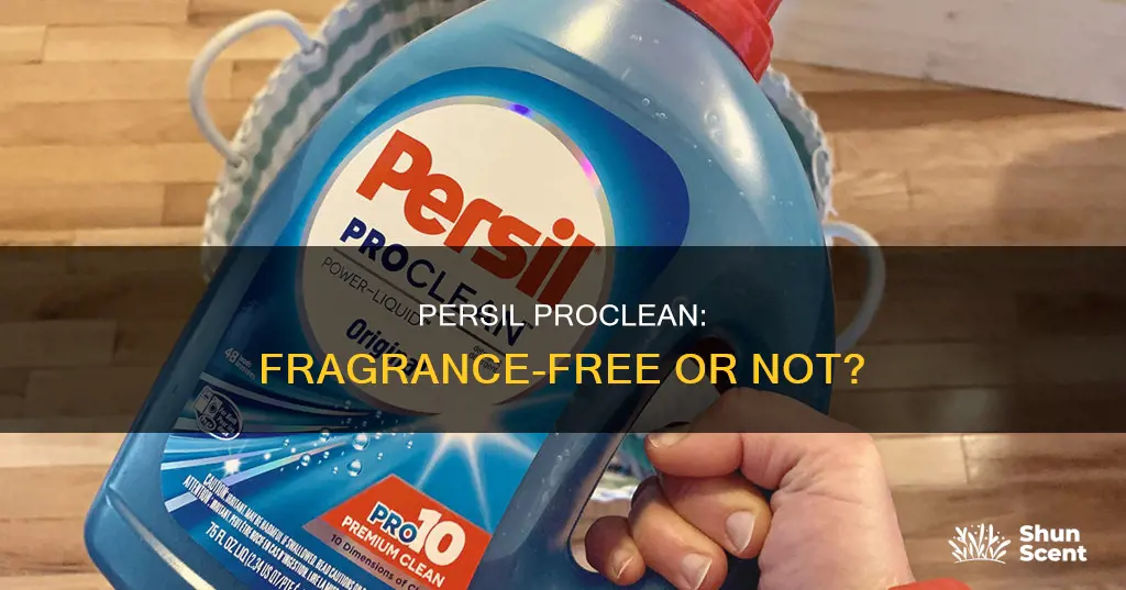 is persil proclean fragrance free