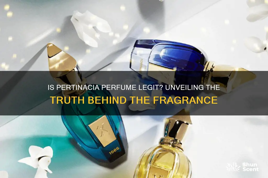 is pertinacia perfume legit