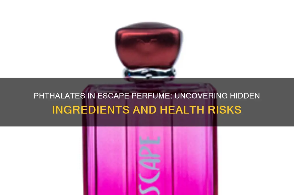 is phthalates in escape perfume