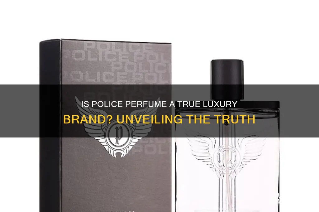 is police perfume a luxury brand
