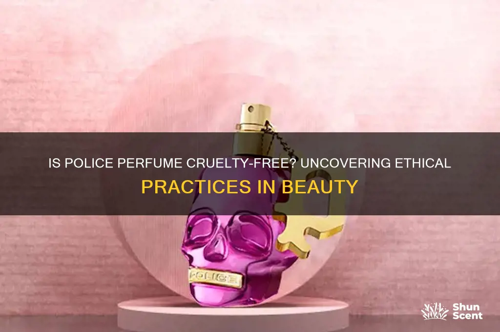 is police perfume cruelty free