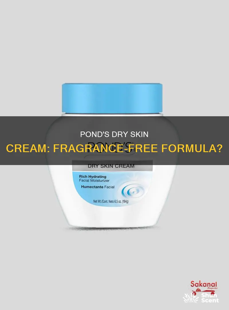 is ponds dry skin cream fragrance free