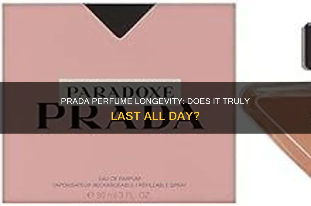 is prada perfume long lasting
