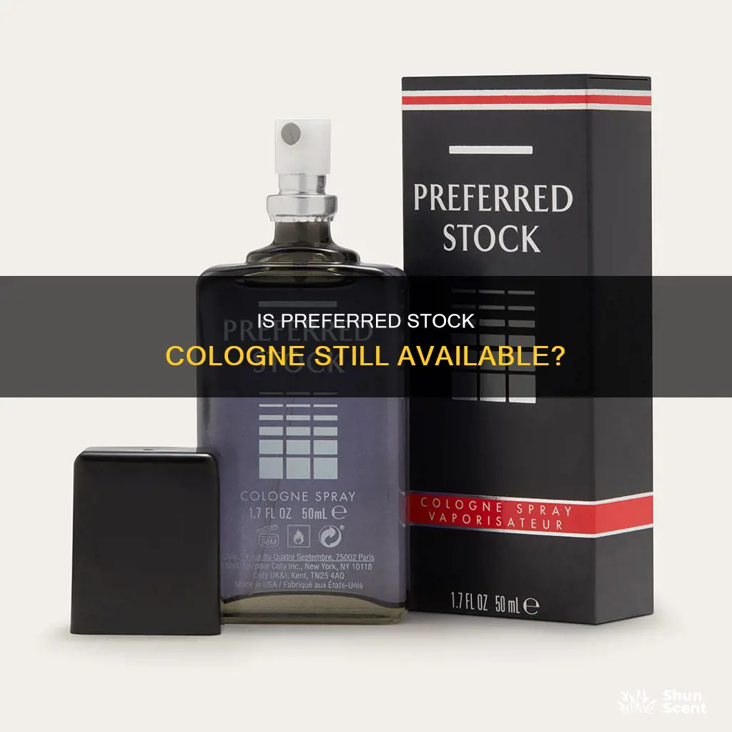 is preferred stock cologne discontinued