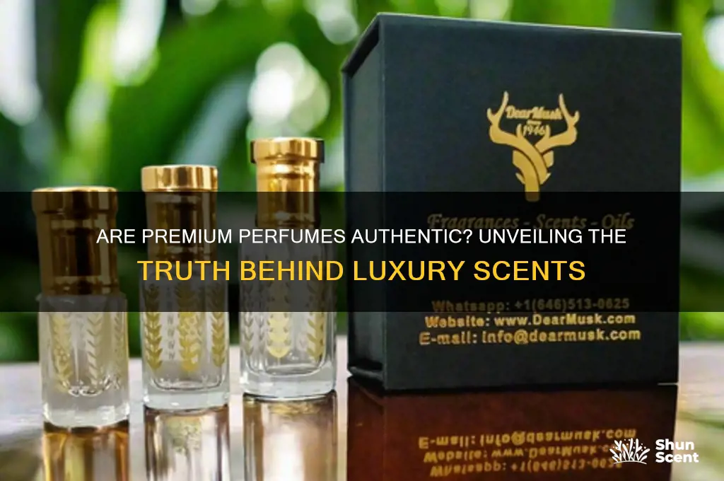 is premium perfumes authentic