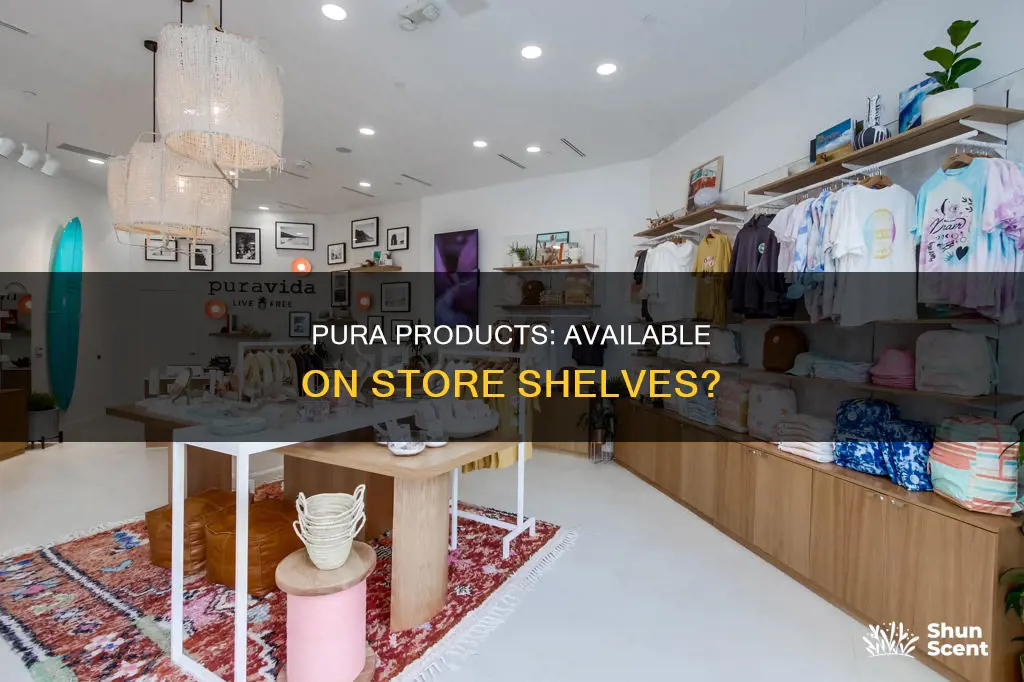 is pura sold in stores