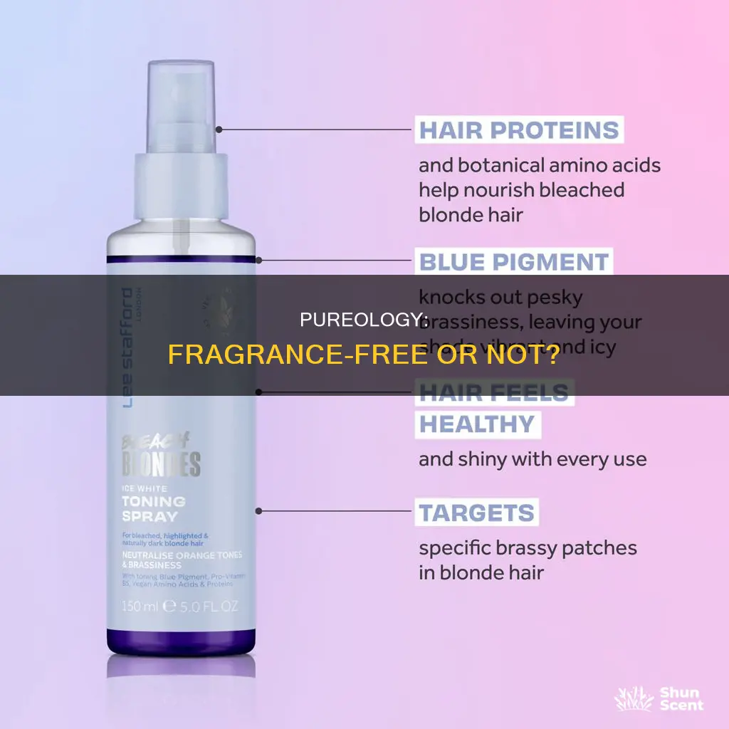 is pureology fragrance free