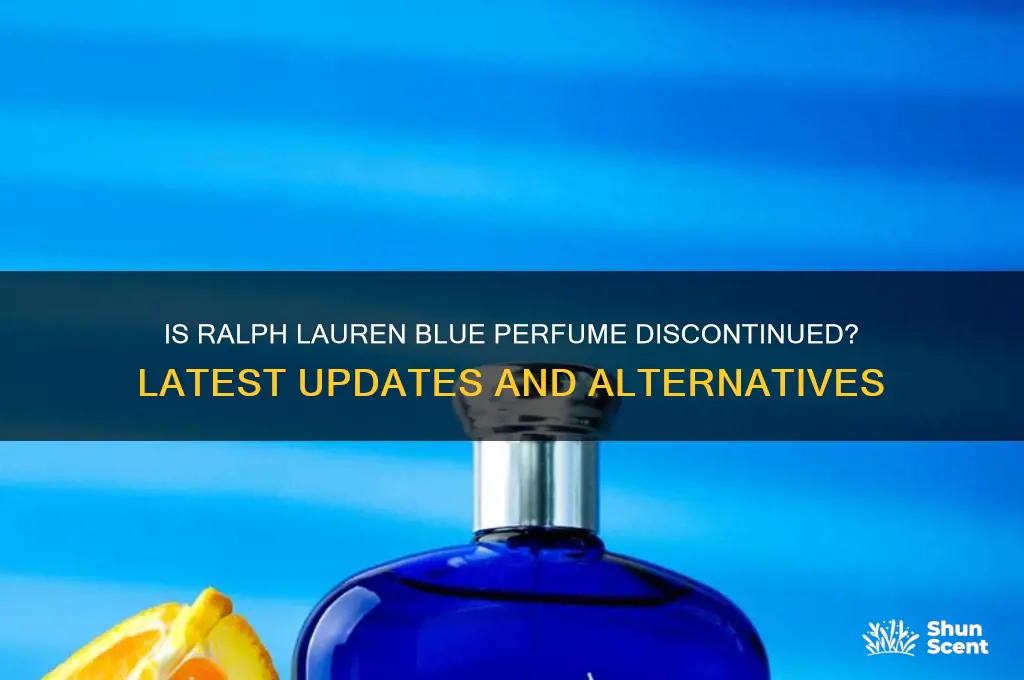 is ralph lauren blue perfume discontinued