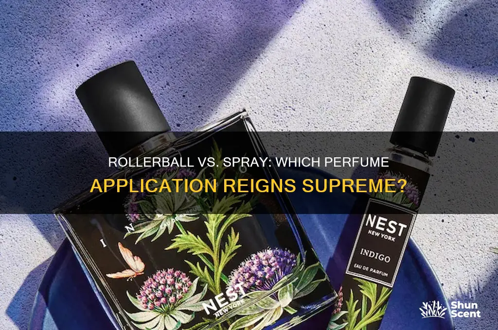 is rollerball perfume better than spray