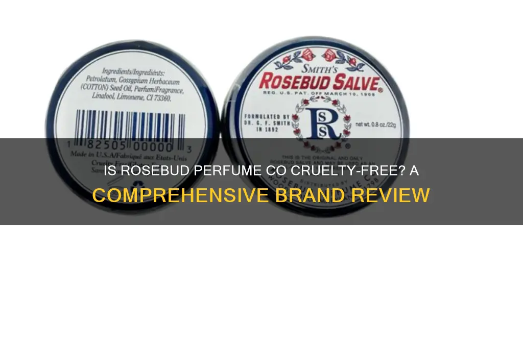 is rosebud perfume co cruelty free