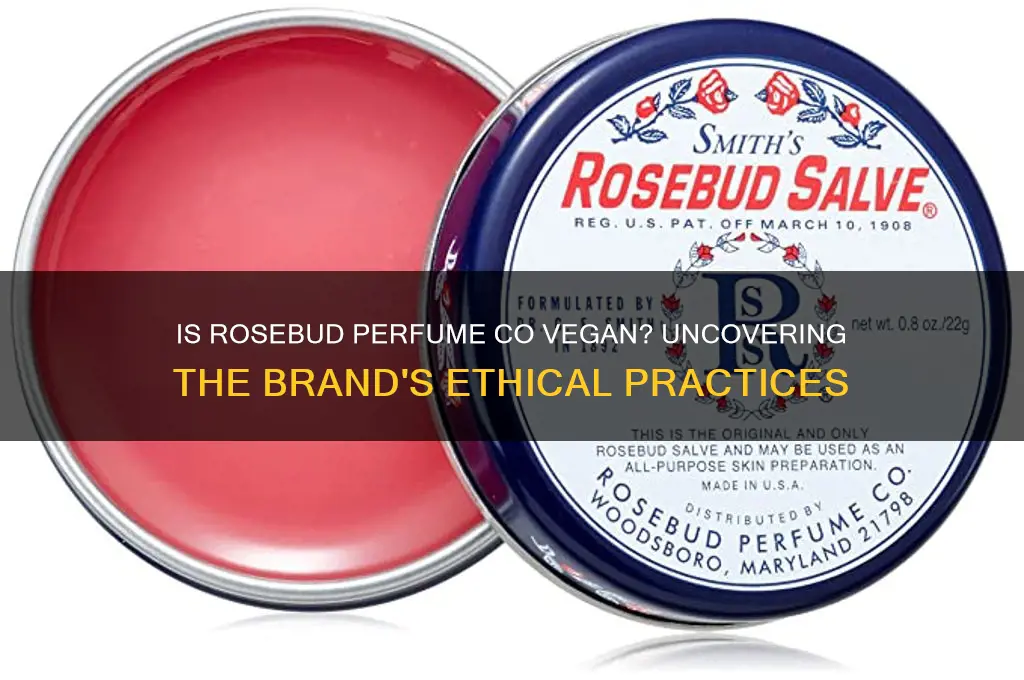 is rosebud perfume co vegan