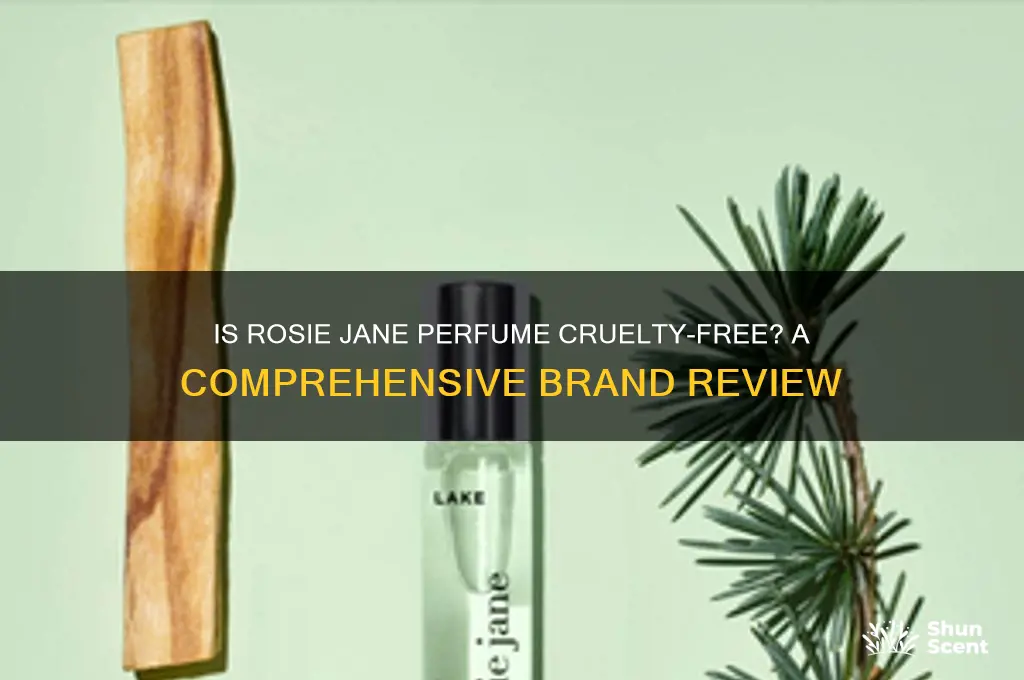 is rosie jane perfume cruelty free