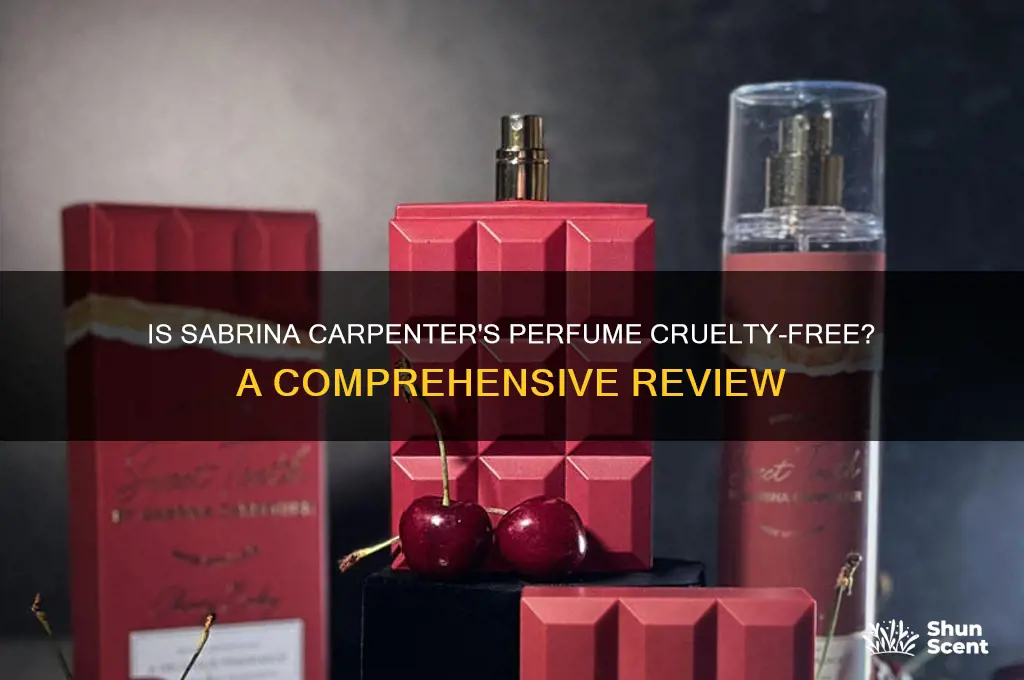 is sabrina carpenter perfume cruelty free