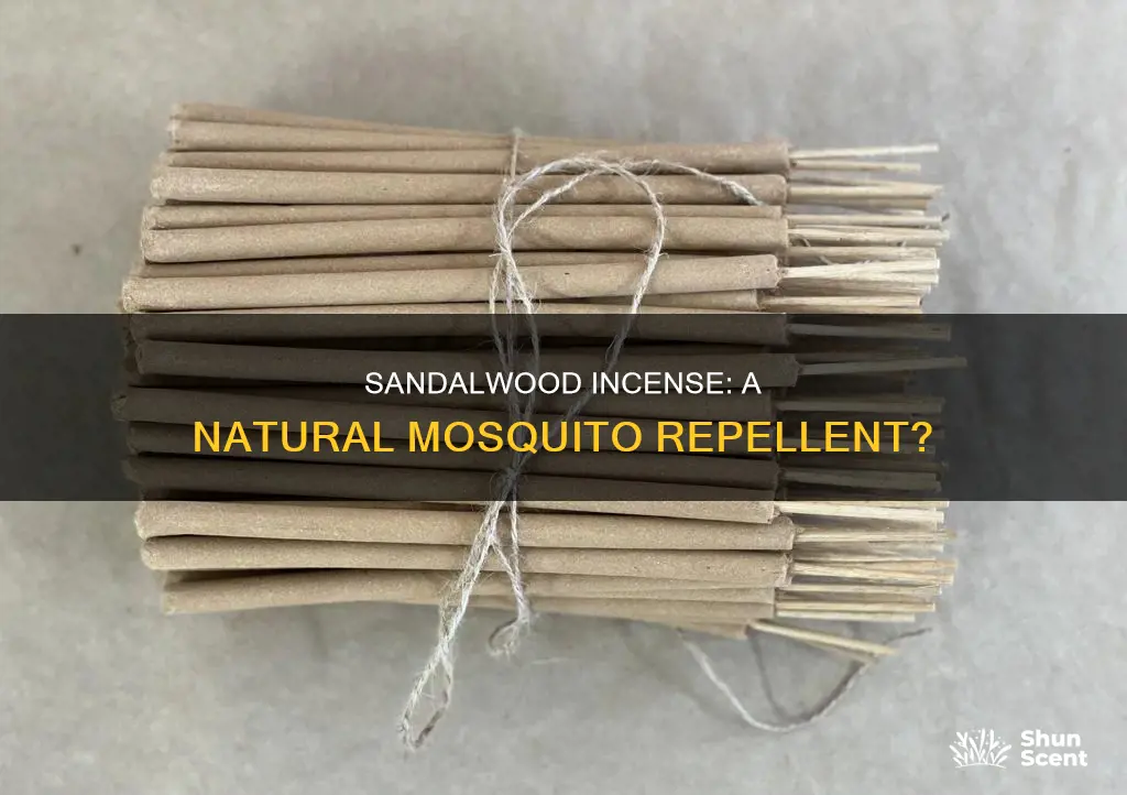 is sandalwood incense proven to repel mosquitoes