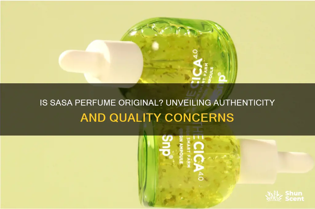 is sasa perfume original