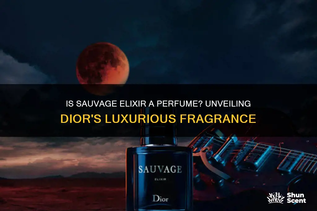 is sauvage elixir a perfume