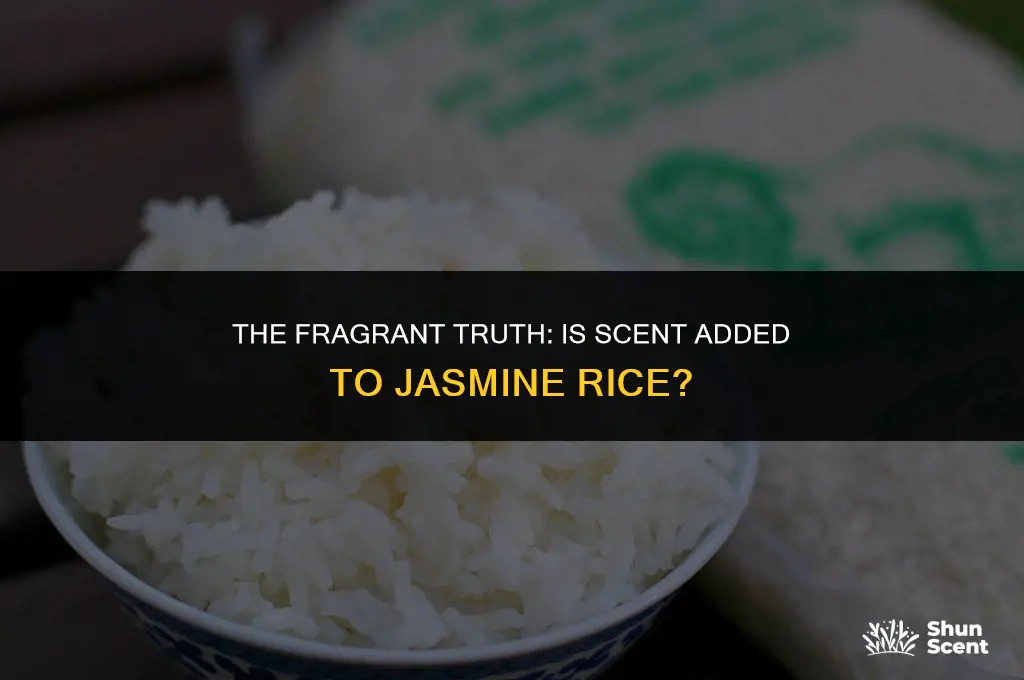 is scent added to jasmine rice