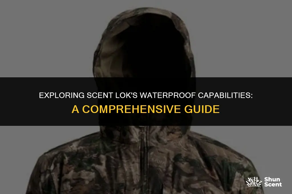 is scent lok waterproof