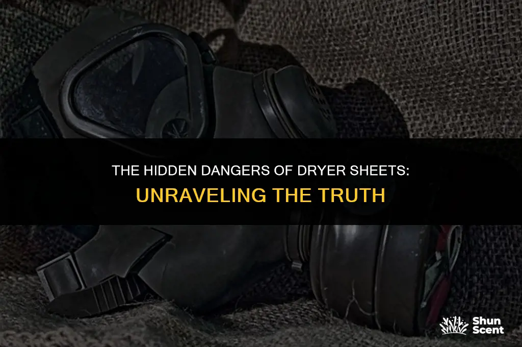 is scent of dryer sheets bad