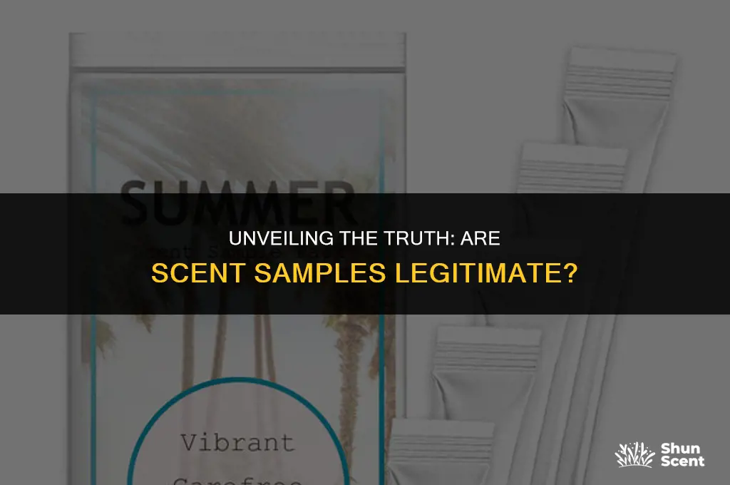 is scent samples legit