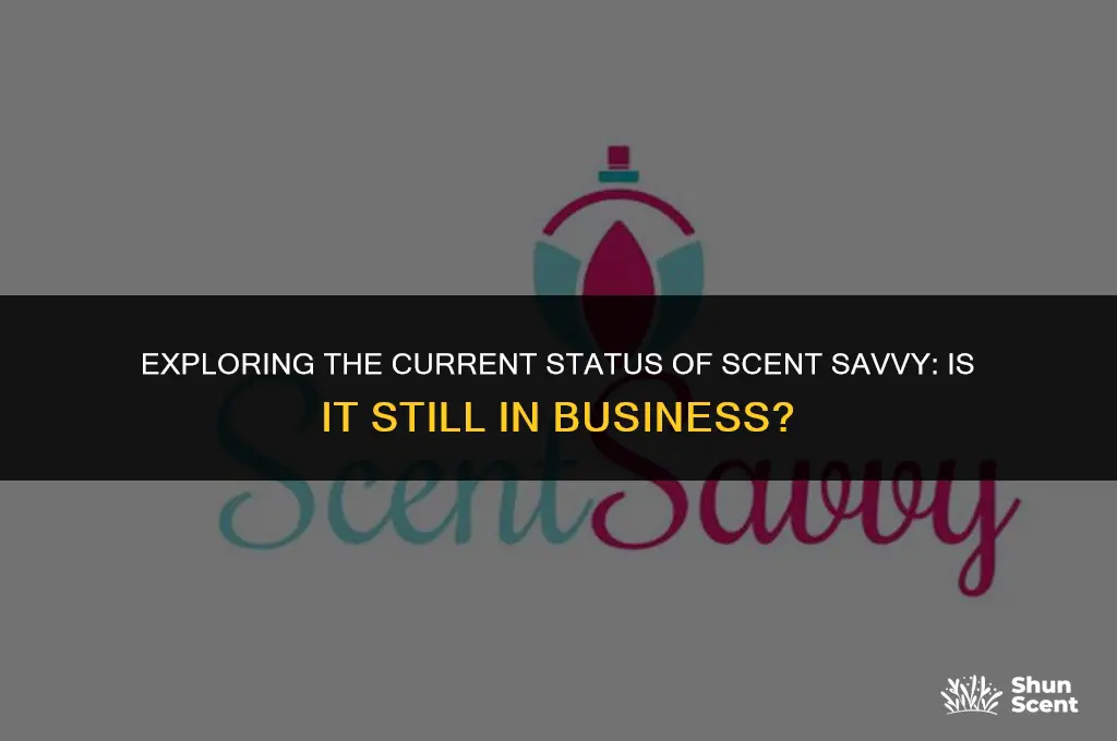 is scent savvy out of business
