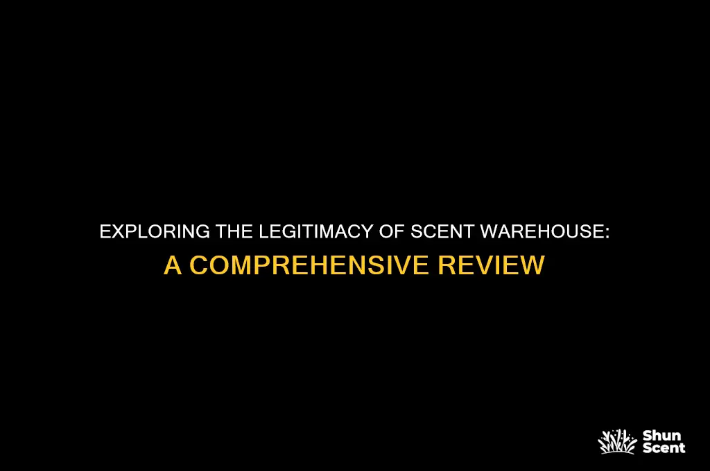 is scent warehouse legit