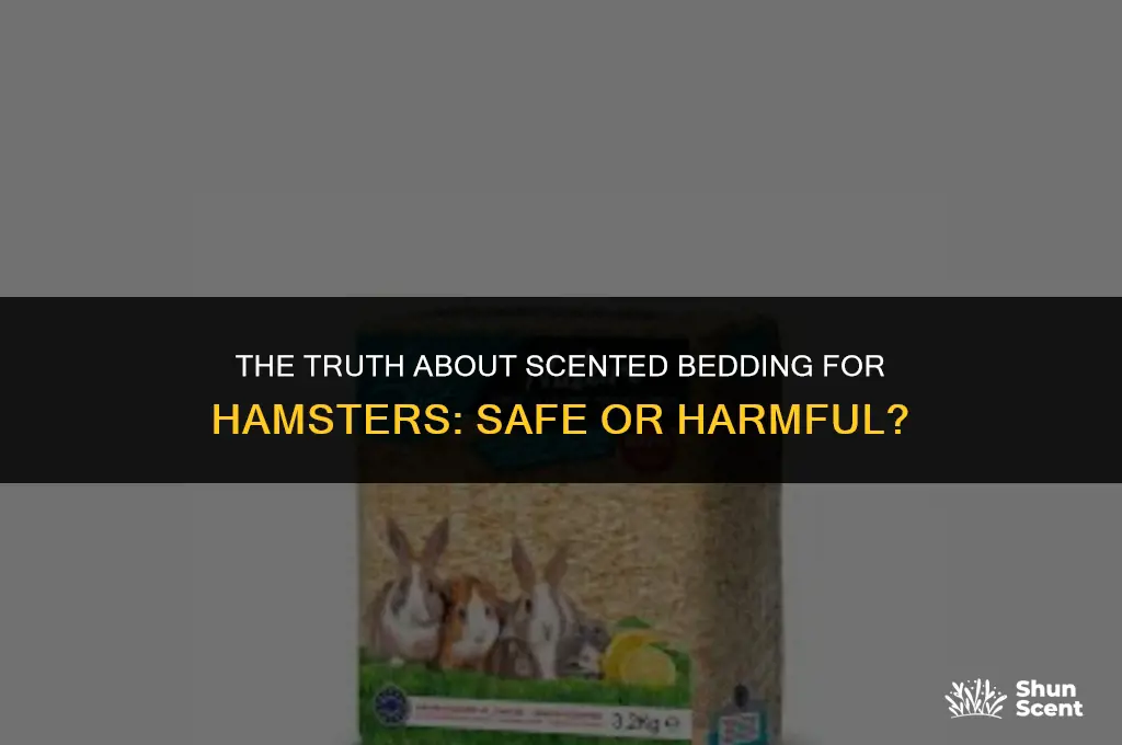 is scented bedding bad for hamsters