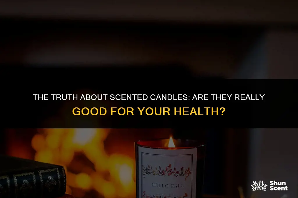 is scented candle good for health
