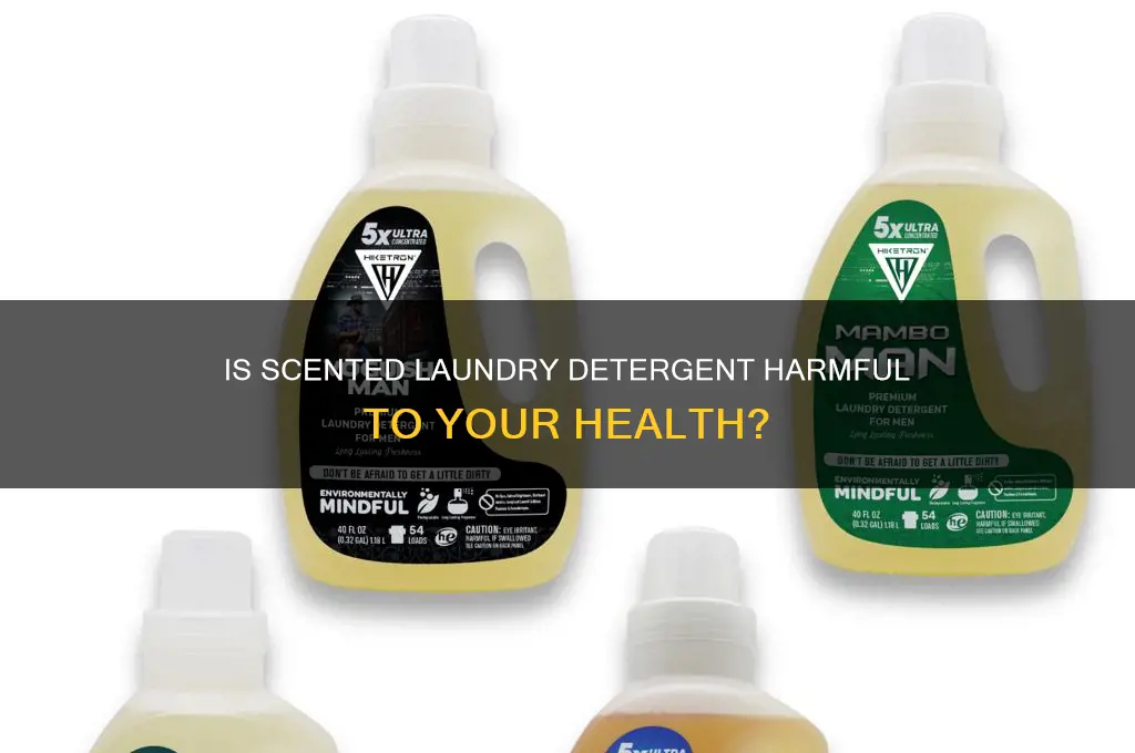 is scented laundry detergent bad for you