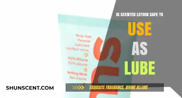 Exploring the Safety of Scented Lotion as a Lubricant Alternative