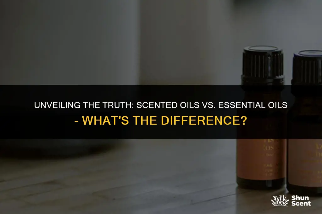 is scented oil the same as essential oil