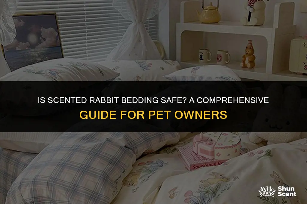 is scented rabbit bedding safe