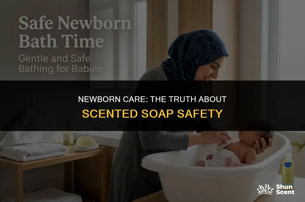 is scented soap bad for newborn