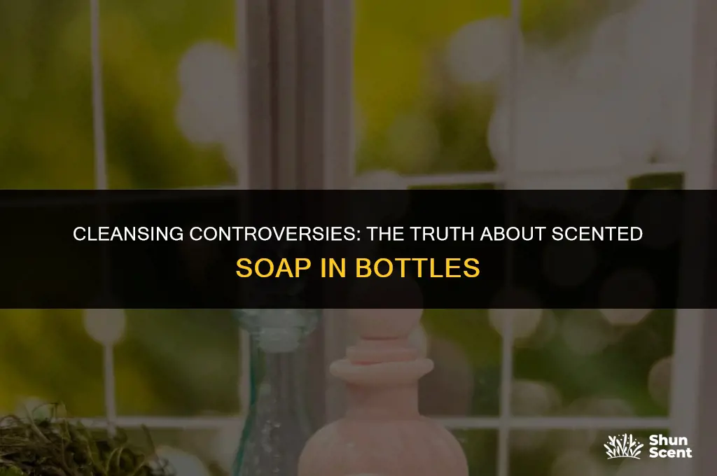 is scented soap ok for bottles